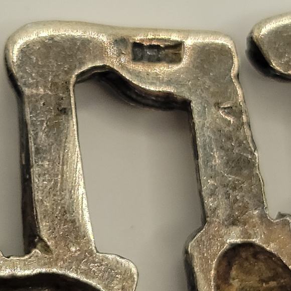 Sterling Silver 925 Brother and Sister Brooch - Picture 4 of 6